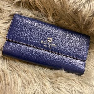 Kate Spade navy blue wallet